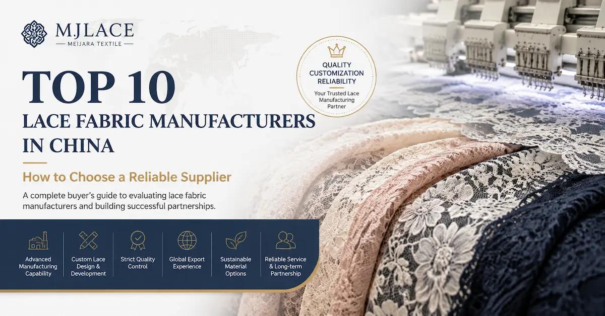 Top 10 Lace Fabric Manufacturers in China: How to Choose a Reliable Supplier